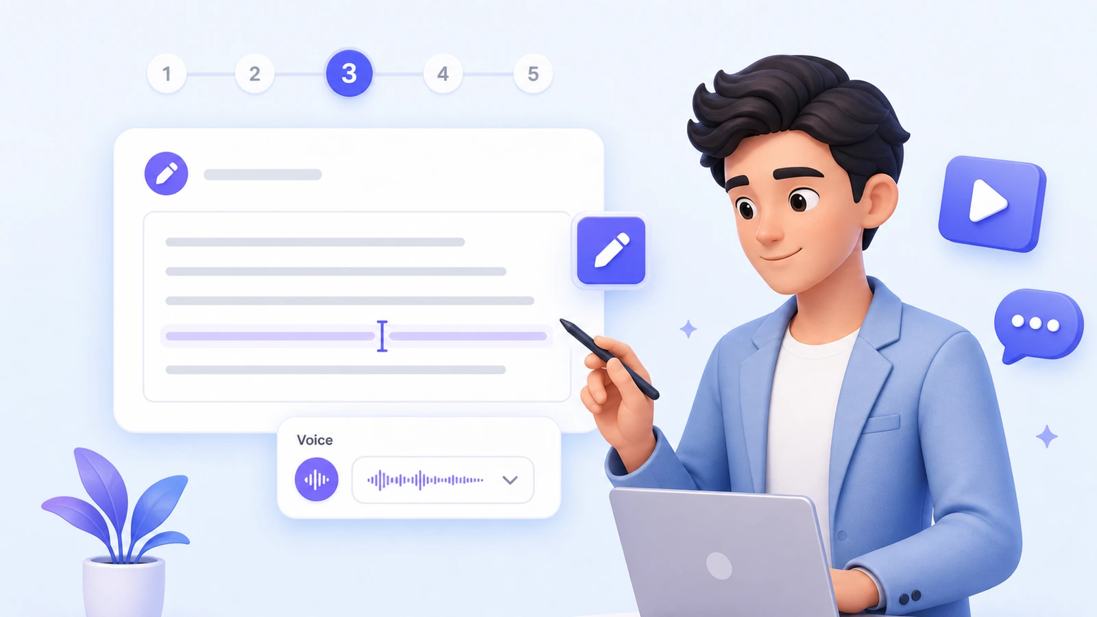 Edit narration before you publish
