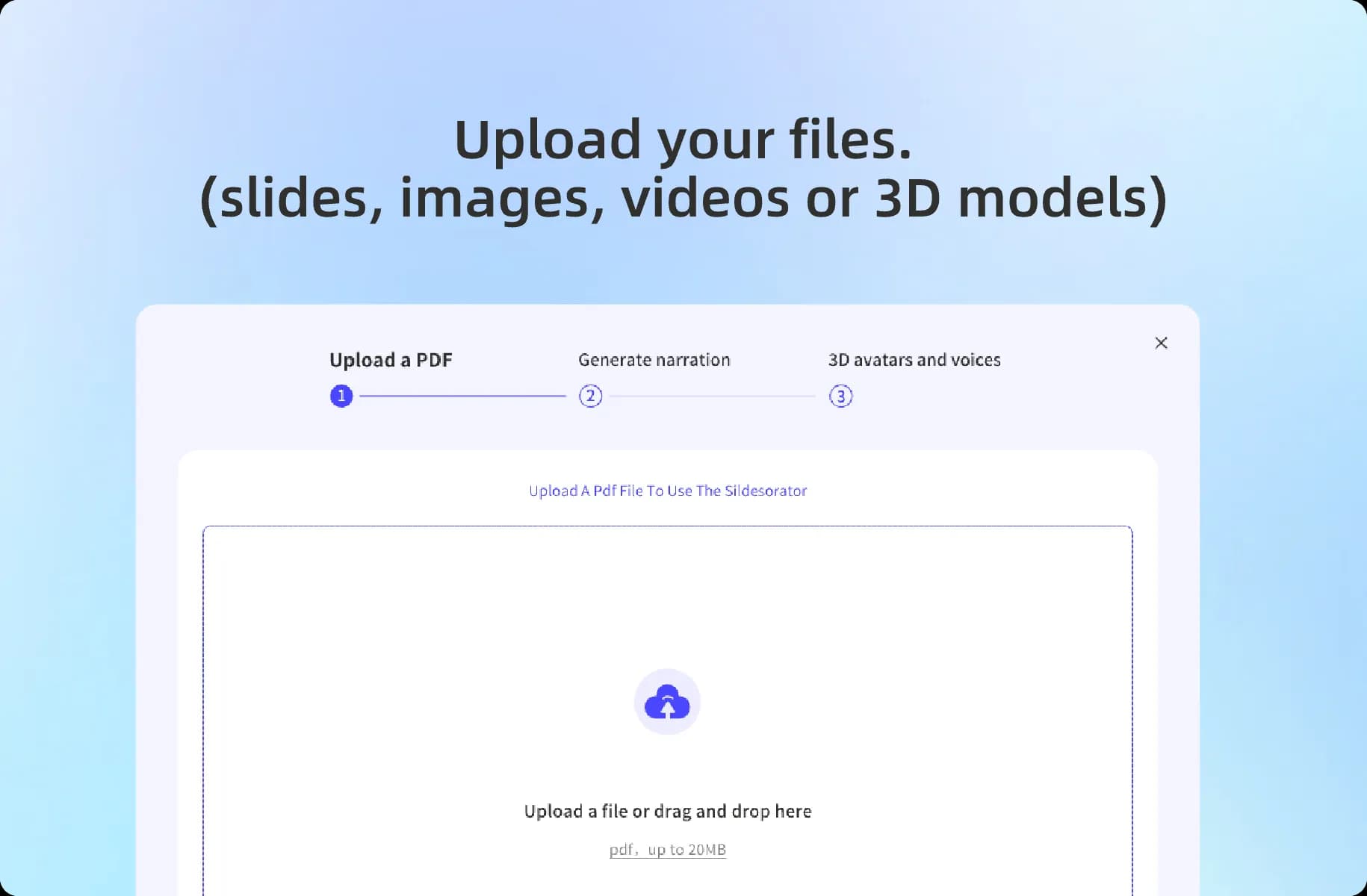 Upload Exhibit Data